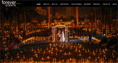 Desktop Screenshot of forever-events.com